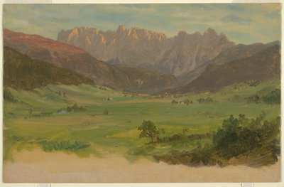 Paisaje alpino de Frederic Edwin Church